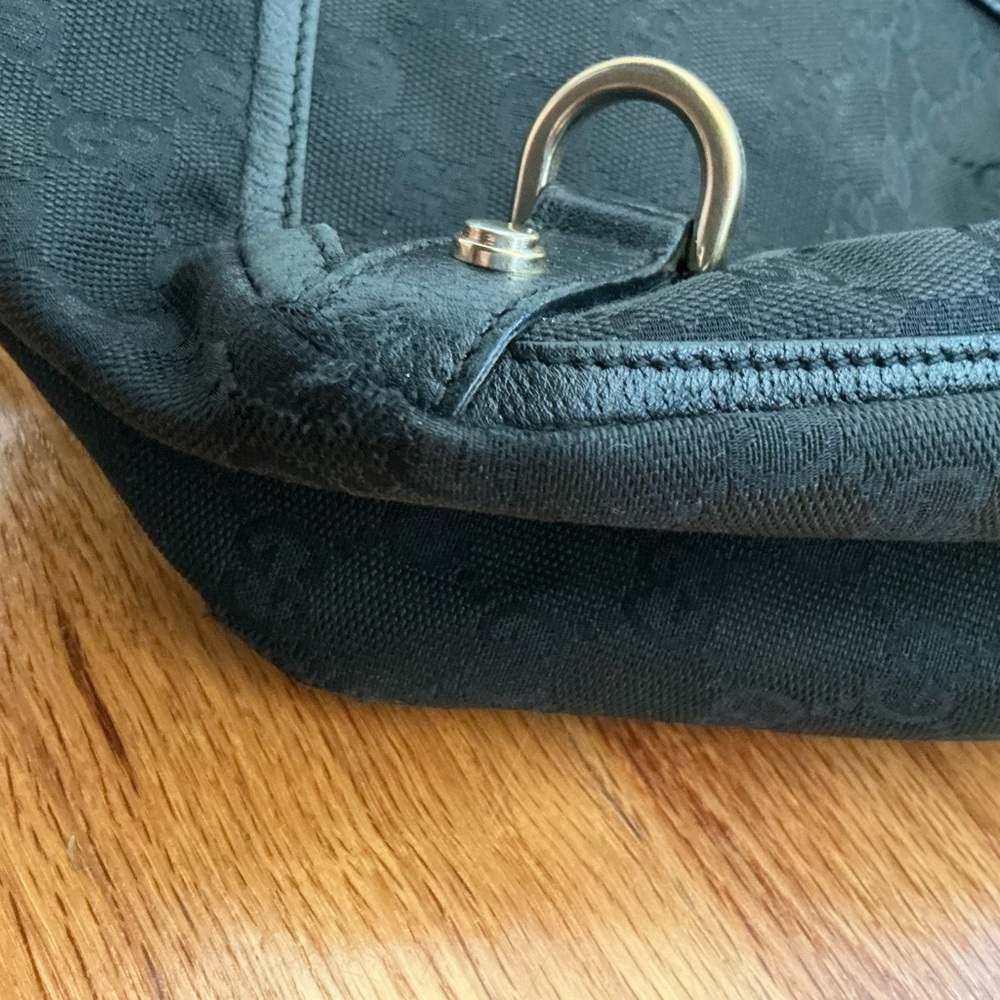 Gucci Monogram Small Abbey‎ Tote Bag, Black - Picture 8 of 10